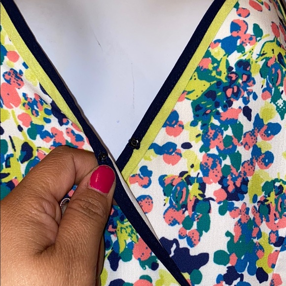 Adelyn Rae Fishtail Multi Color Romper - Picture 6 of 10